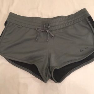 Used Nike reversible shorts women size S grey